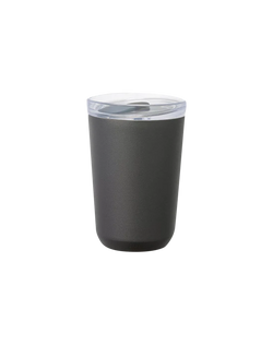 (new) To Go Tumbler w Plug Lid, 12.2 oz Kinto black