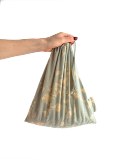 re_ x SUAY Produce Bag, Organic Cotton re_ x SUAY Large | Sage Tie-Dye