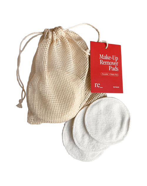 Reusable Make-Up Remover Pads & Wash Bag re_