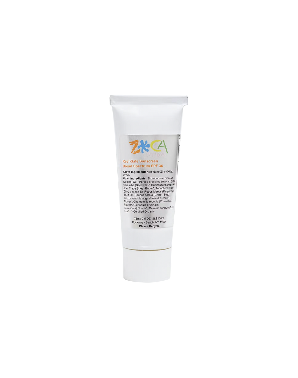 Sunscreen Tube, Spf 36 Zoca Lotion 2.5 oz