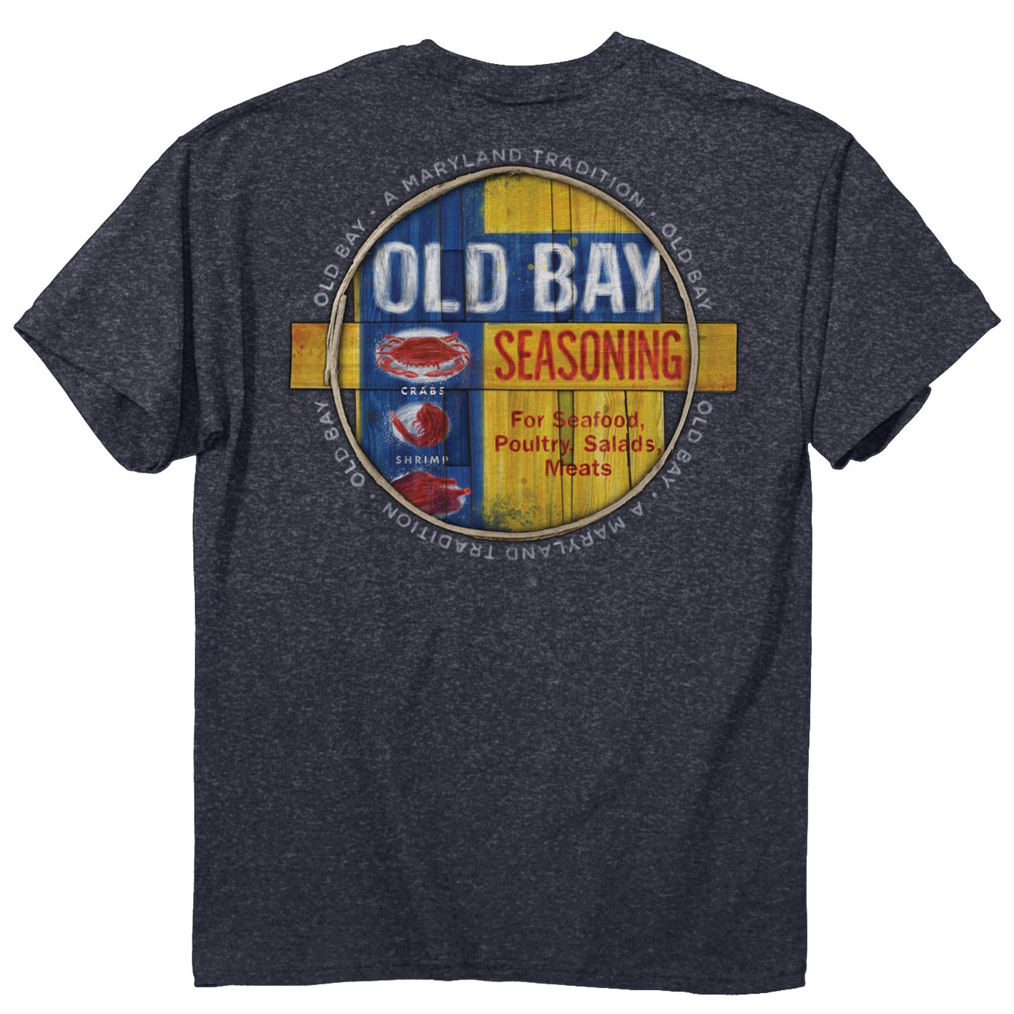 Old Bay Seasoning Crab Bushel Lid T-Shirt – The Maryland Store