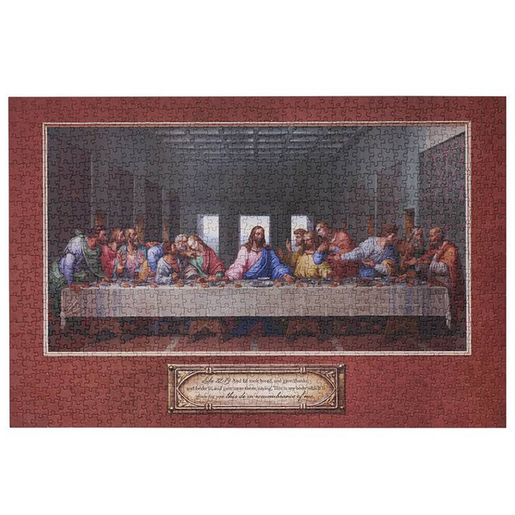 The Last Supper by Da Vinci 1,000 Piece Puzzle – The Maryland Store