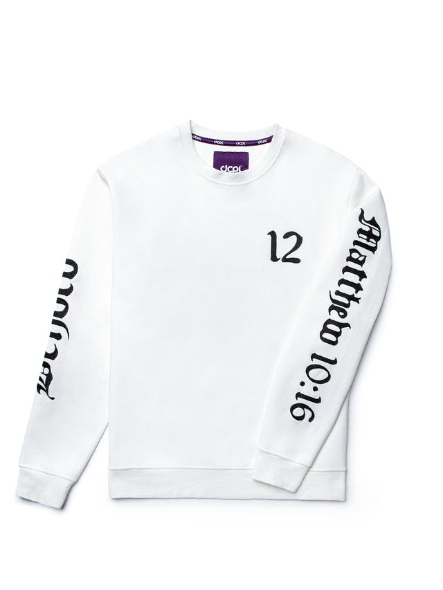 Tech Fleece Behold Crew - White – 12dcpl