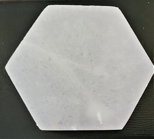 Selenite Hexagon Charging Plate
