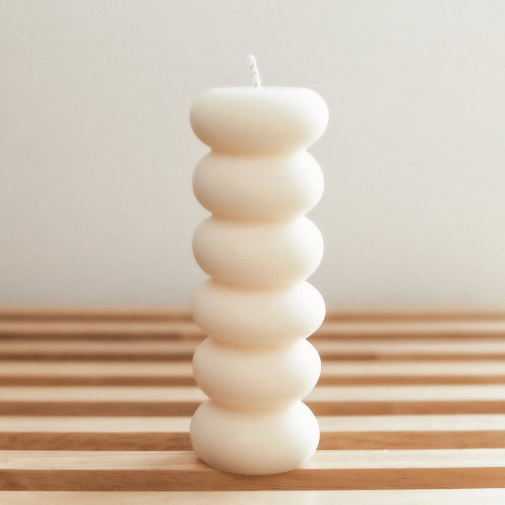 Bubble Decorative Pillar Candle – Moderniche