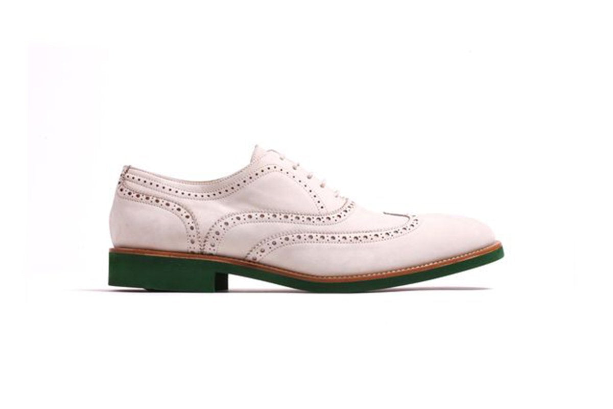 beige wingtip