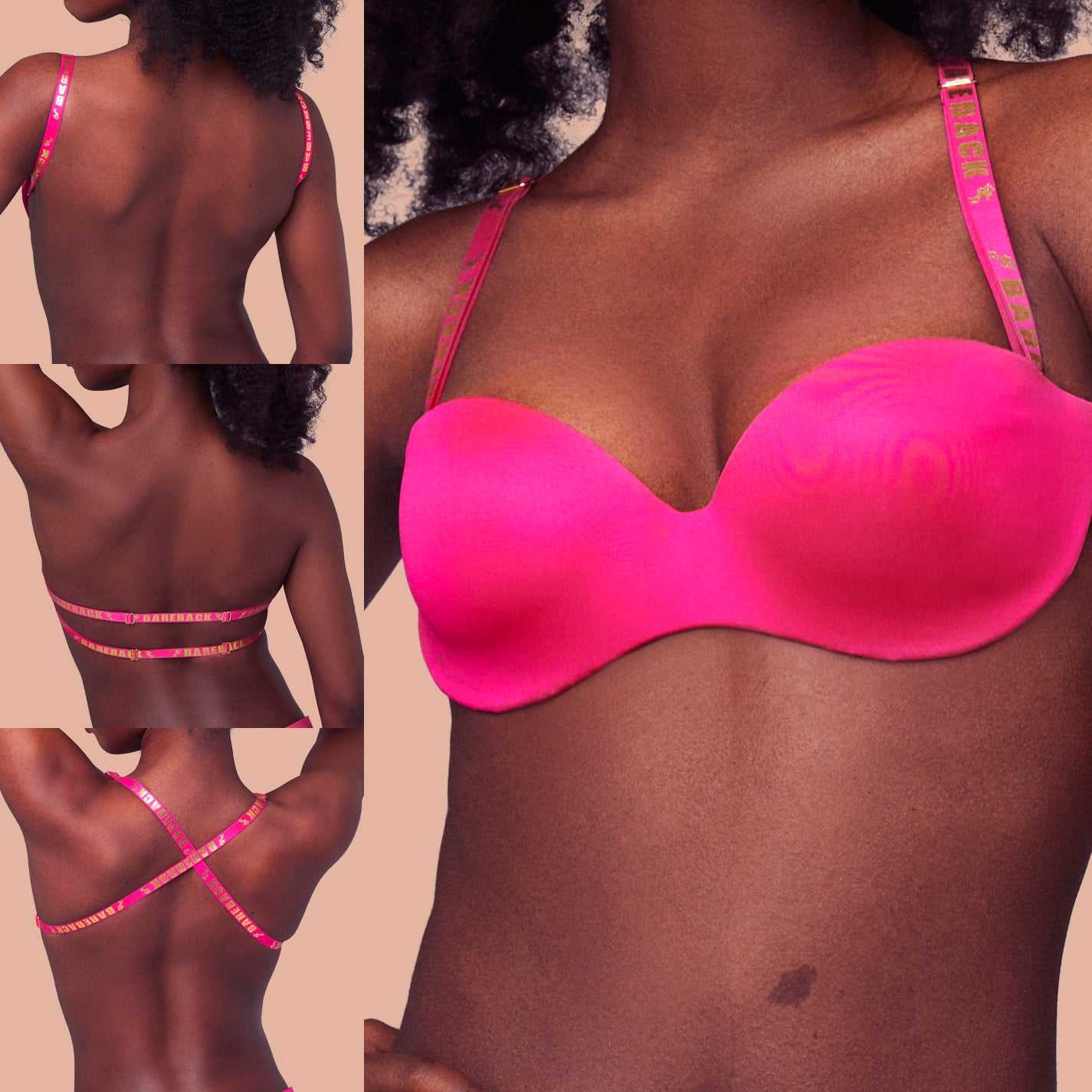 Bareback™ The Premium Essential Sexy Back Bra™ In Pink By Skye Yayoi