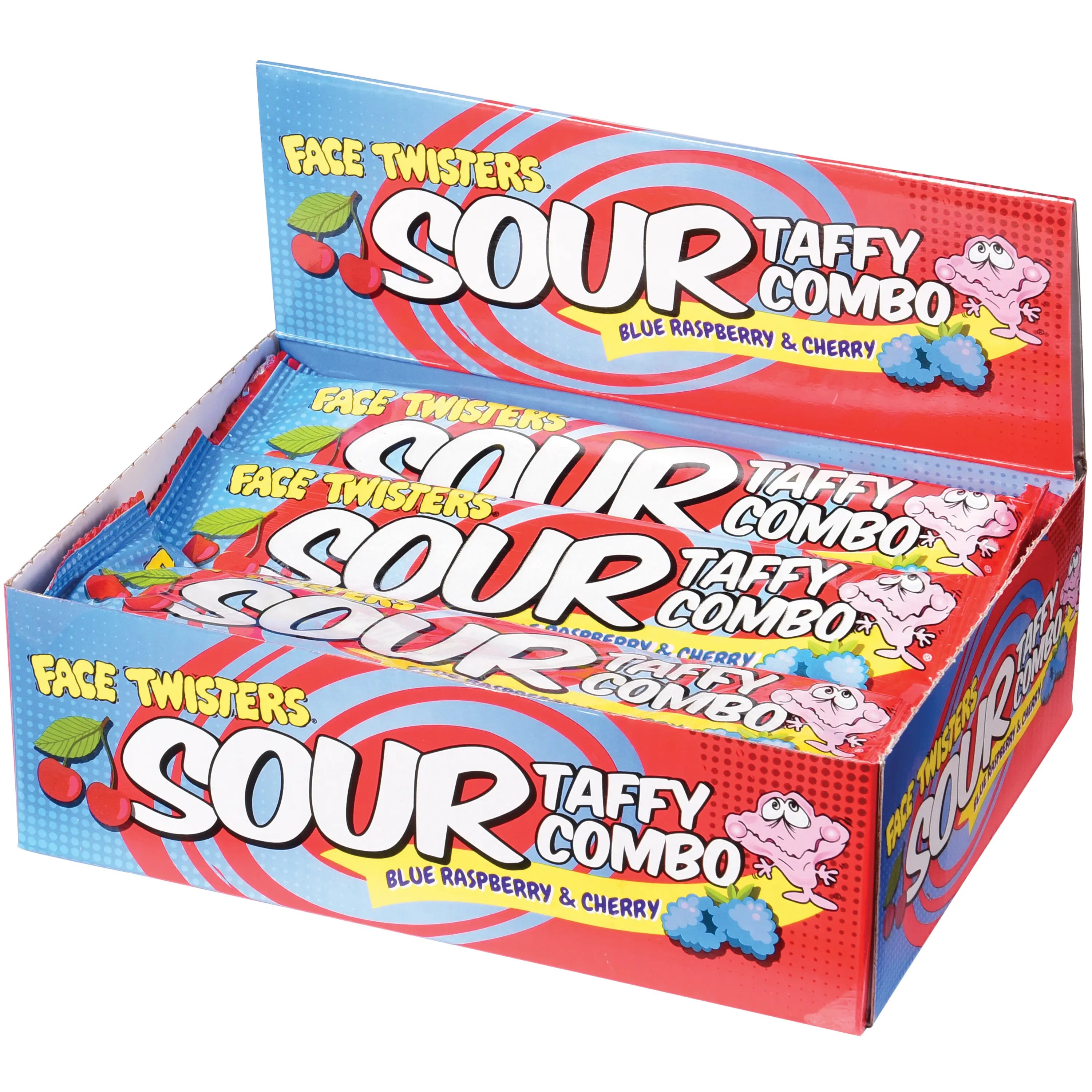 Sour Taffy Blue Raspberry & Cherry