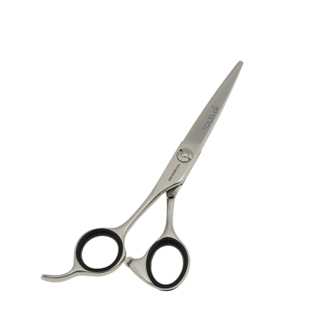 Left-handed hairdressing scissors