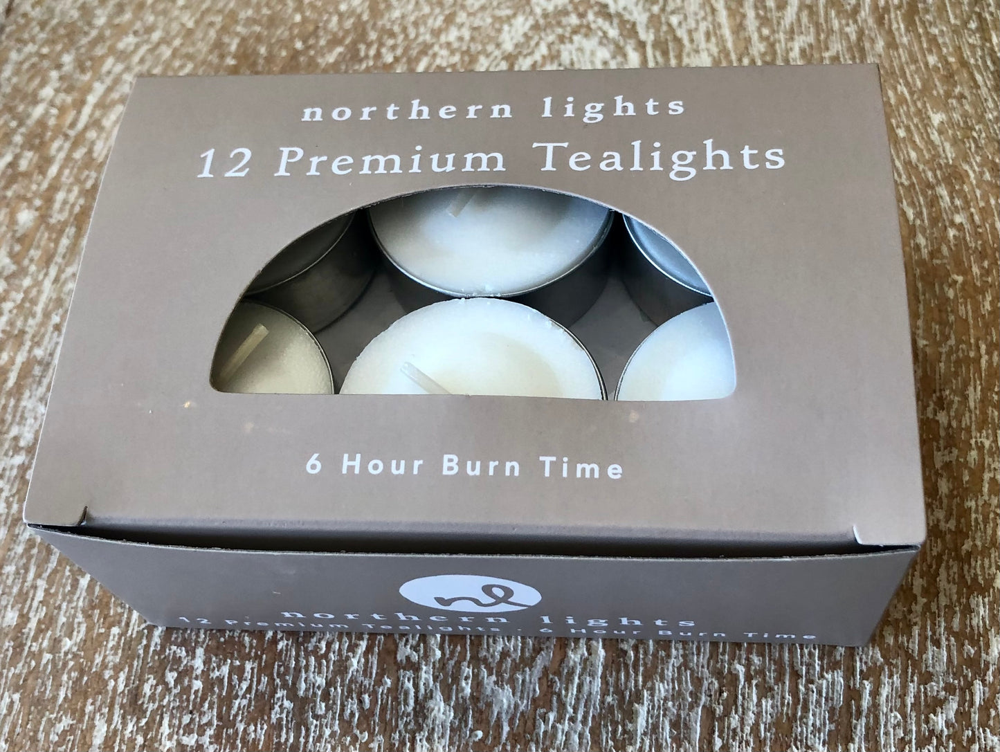Unfragranced Tealights, Box of 12