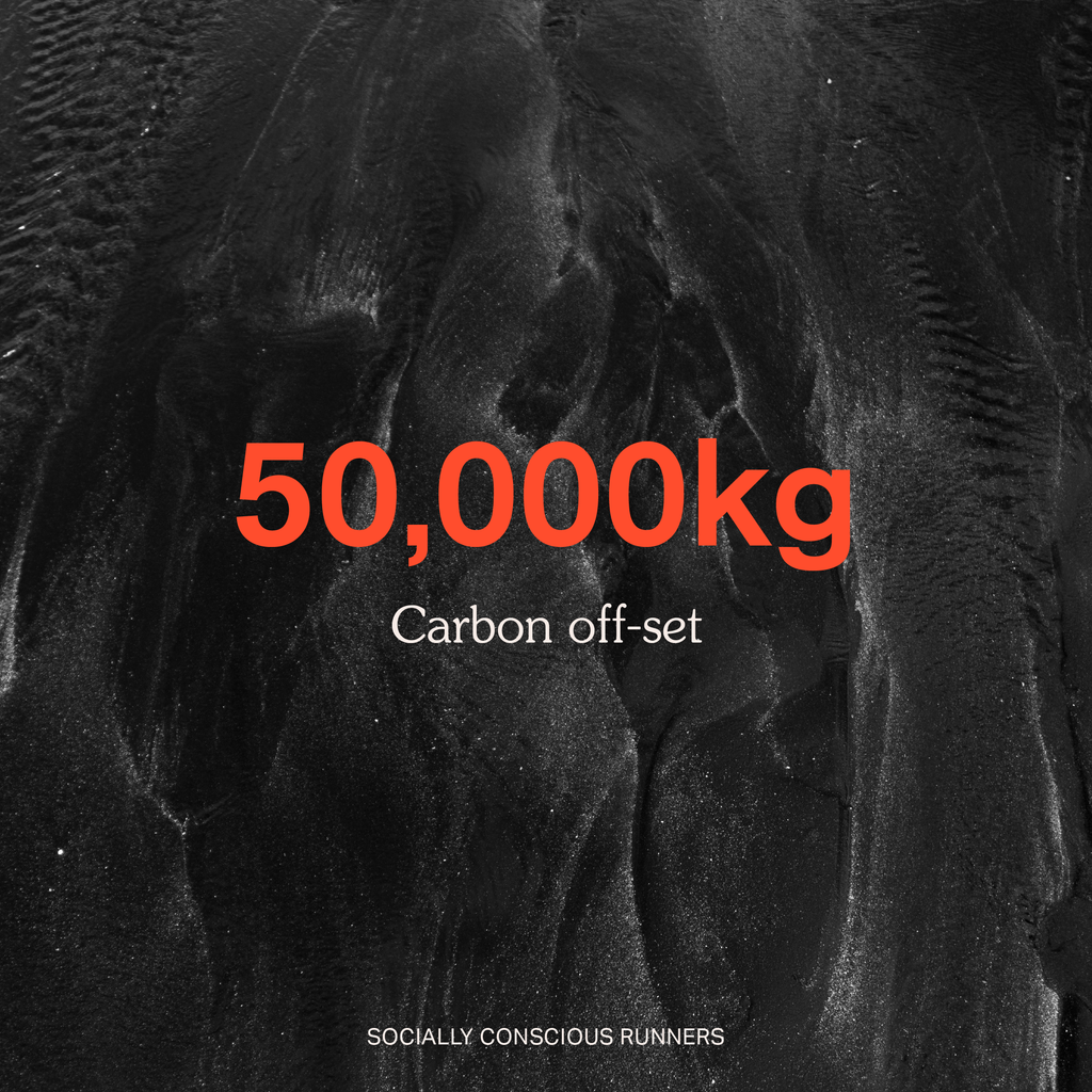 50,000kg carbon-offset chance running