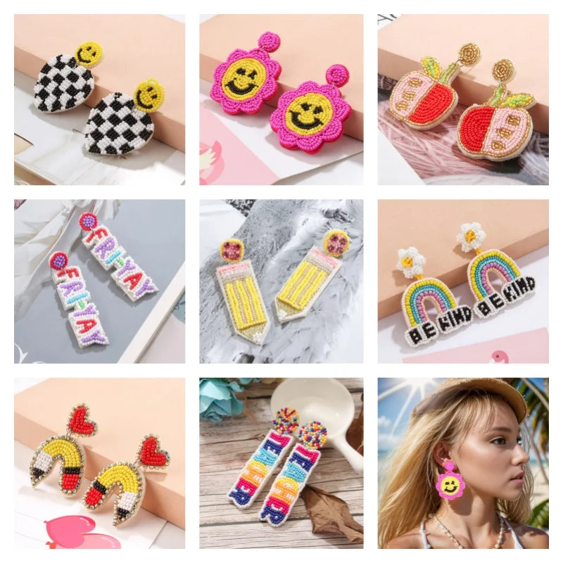 Beaded Earrings (See Different Styles)