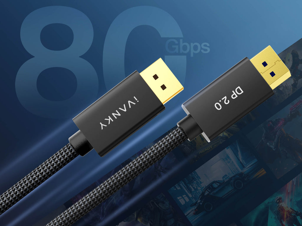 X-Tech™ 16K DisplayPort 2.1 Cable with Latches – Zeskit Shop
