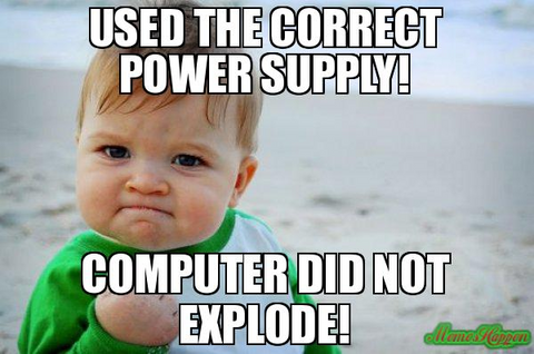 power supply meme