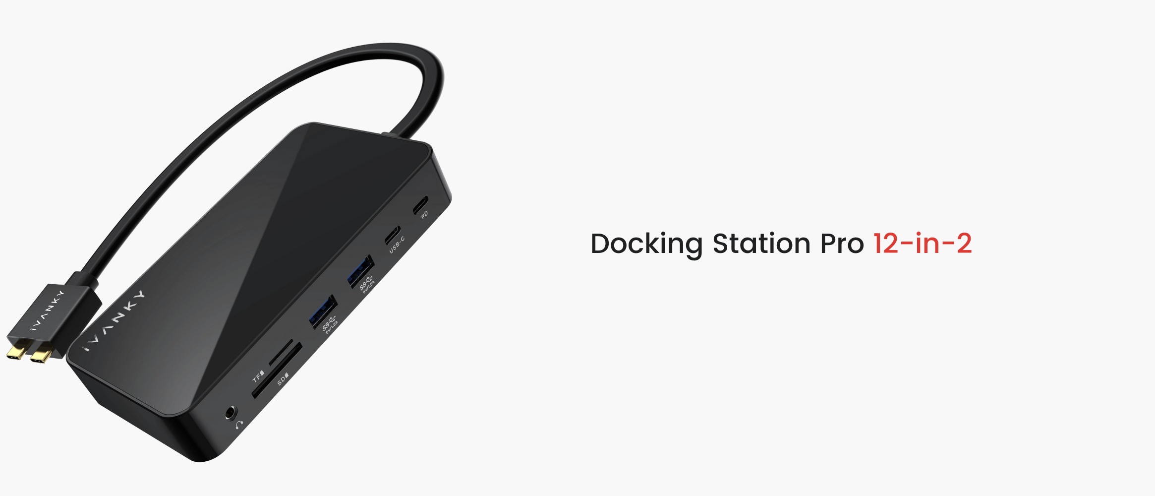 iVANKY Docking Station Pro 12-in-2 Dual USB-C