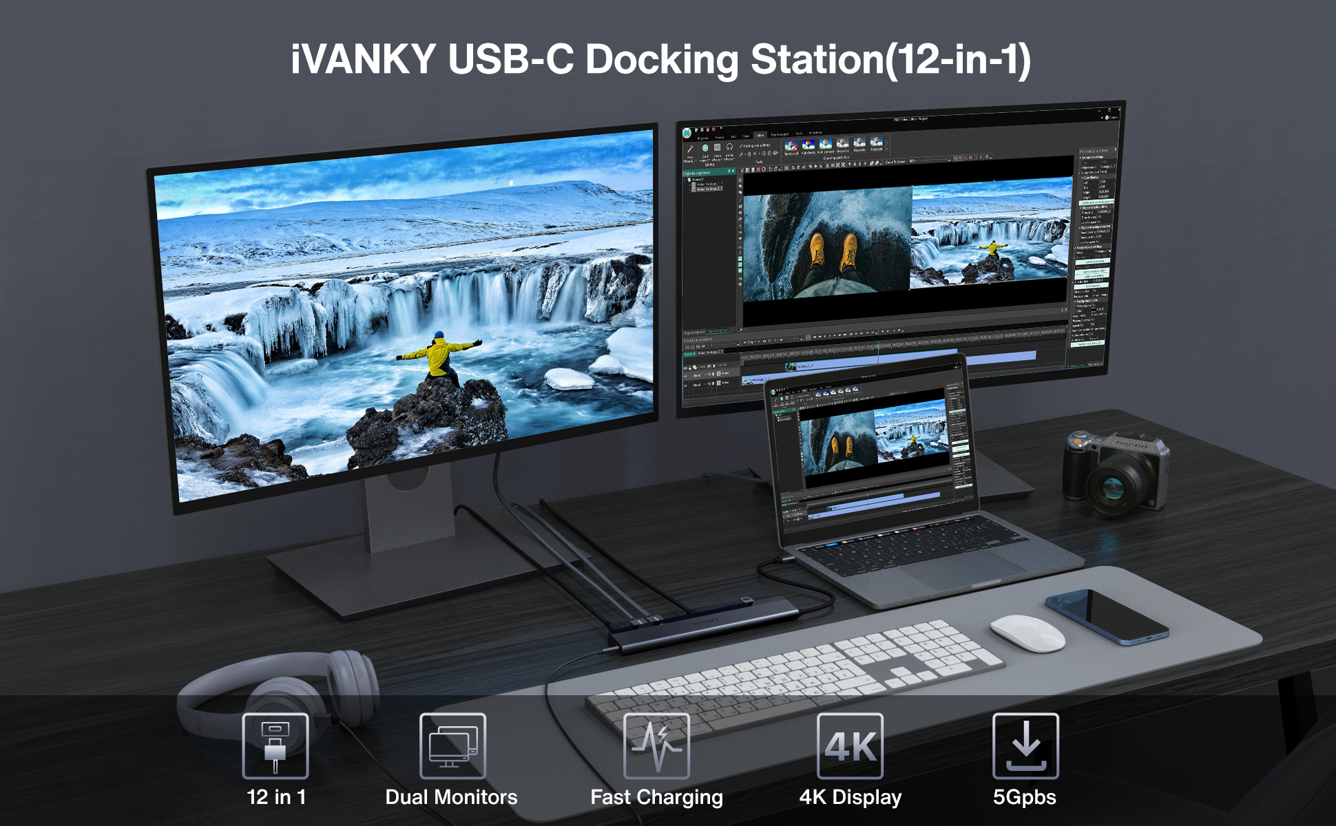 iVANKY Docking Station Classic 12-in-1 USB-C