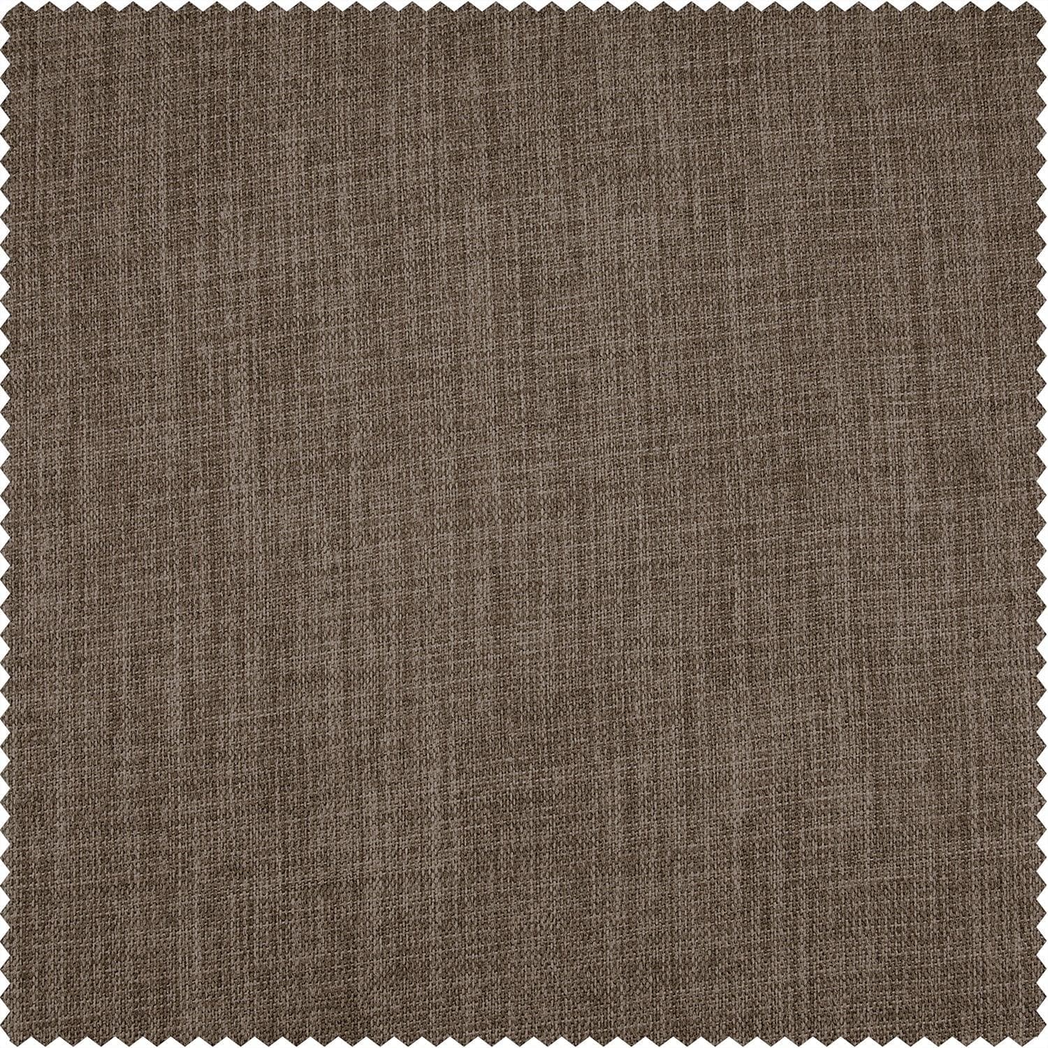 Dutch Cocoa Textured Faux Linen Swatch