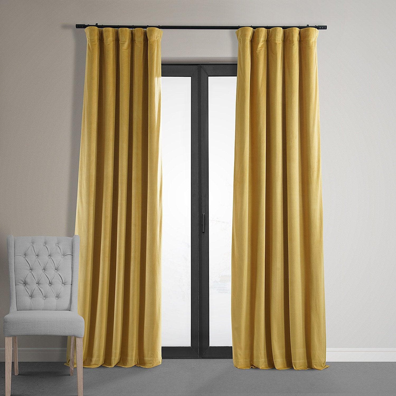 Fool's Gold Signature Velvet Blackout Curtain