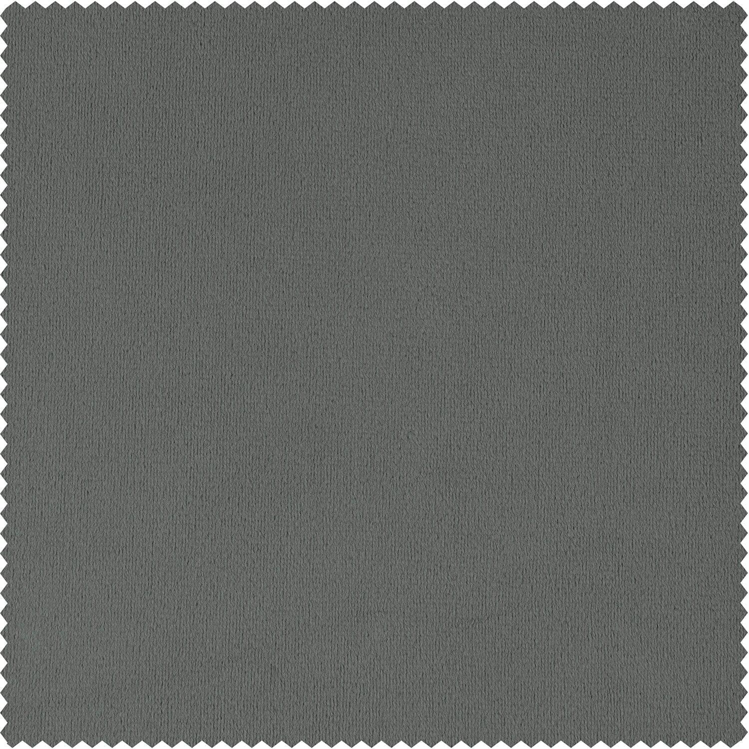 Silver Grey Signature Extra Wide Velvet Swatch