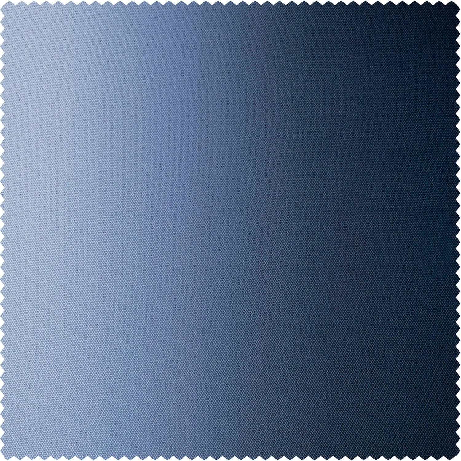 Parallel Blue Printed Faux Linen Swatch