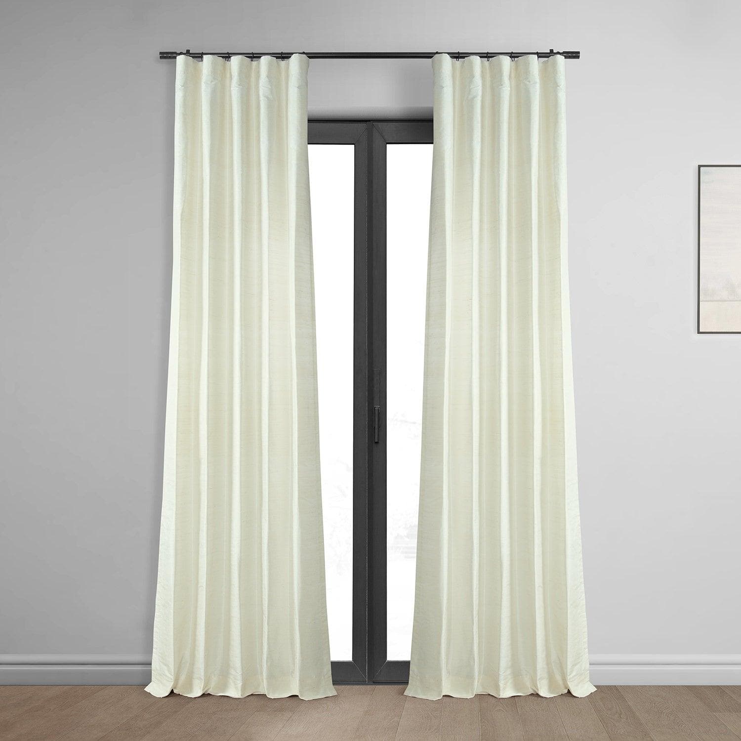 Pearl Textured Dupioni Silk Curtain