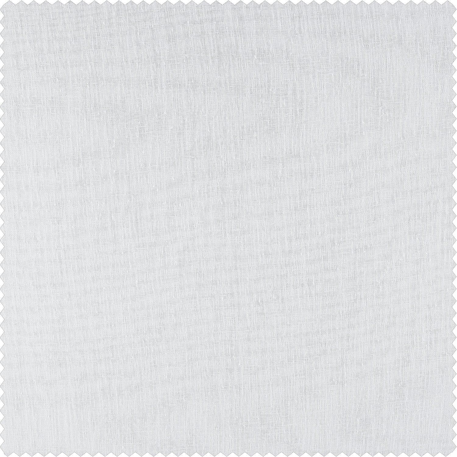 Aspen White Textured Faux Linen Swatch