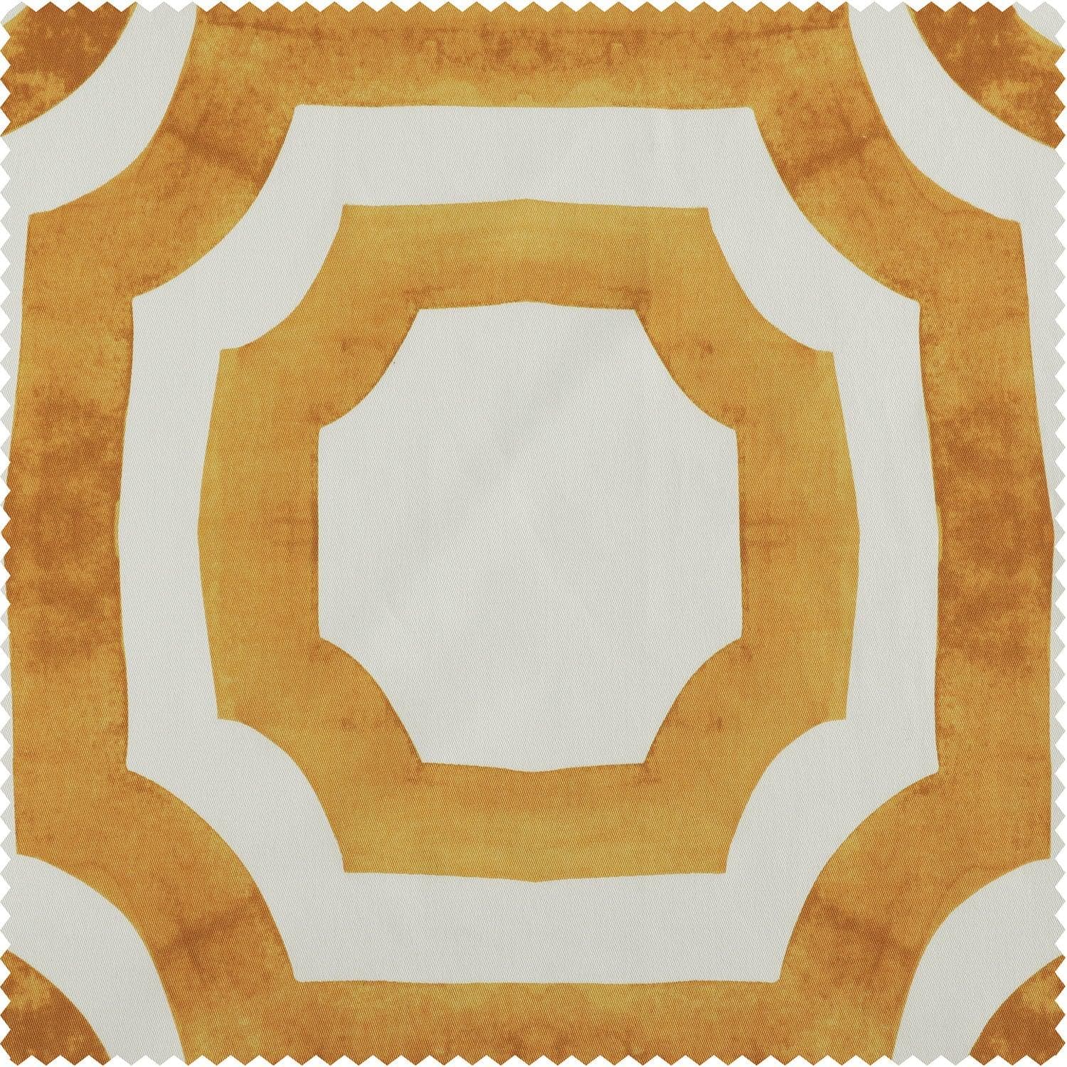 Mecca Gold Printed Cotton Swatch