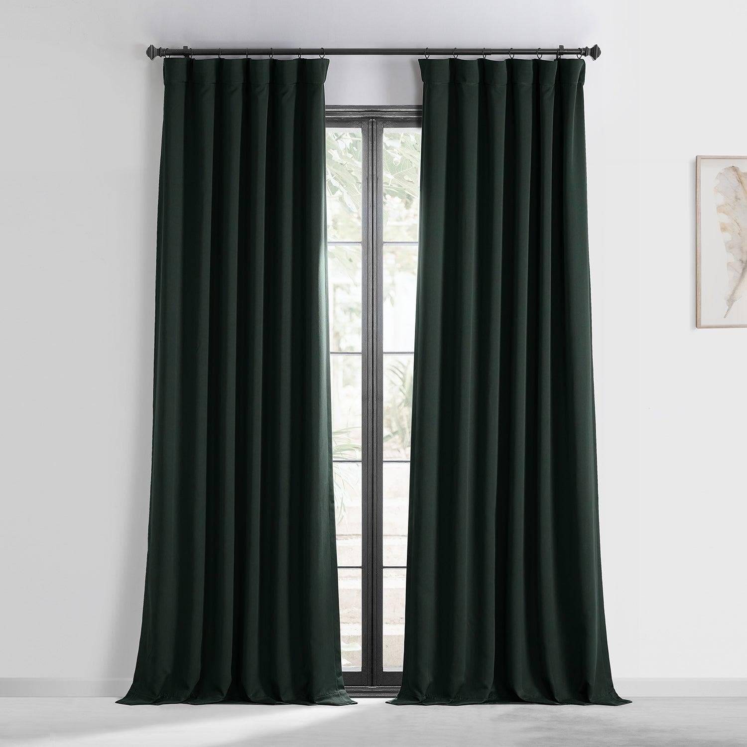 Dark Mallard Green Room Darkening Curtain