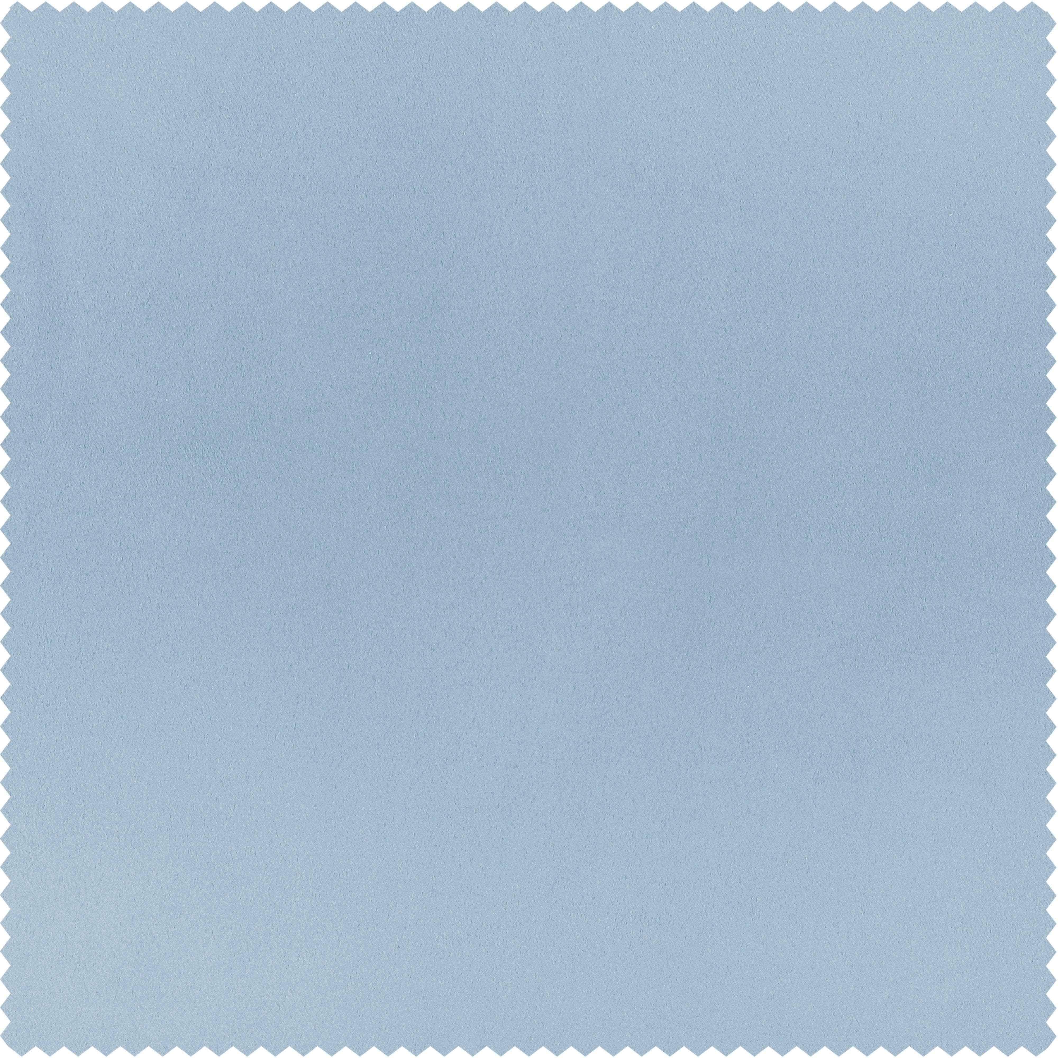 Frosted Blue Solid Polyester Swatch