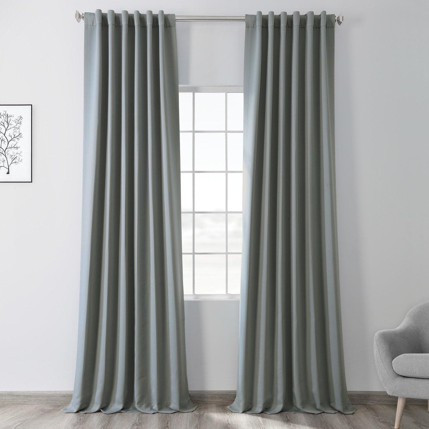 Blue Fir Room Darkening Curtain