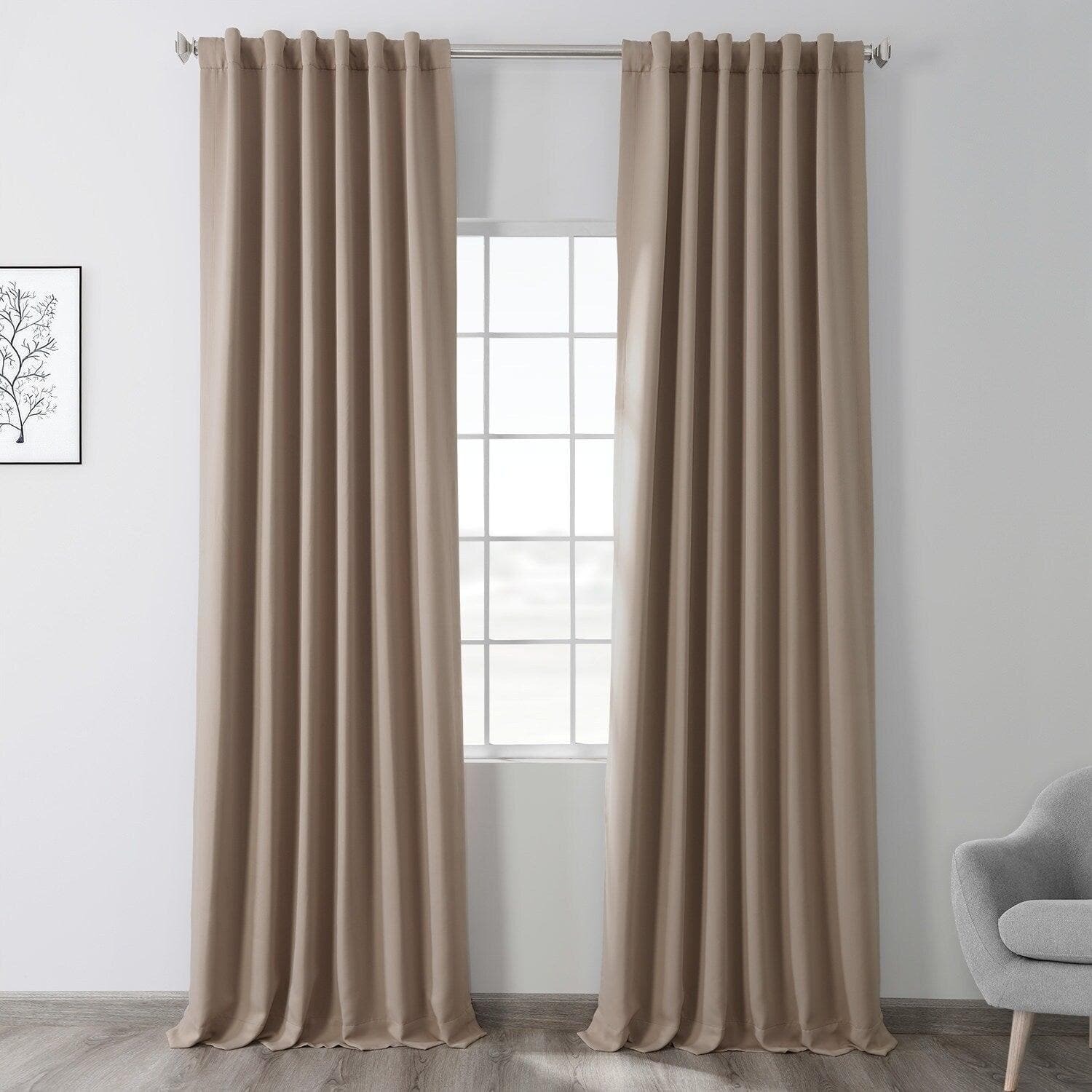 Banyan Brown Room Darkening Curtain