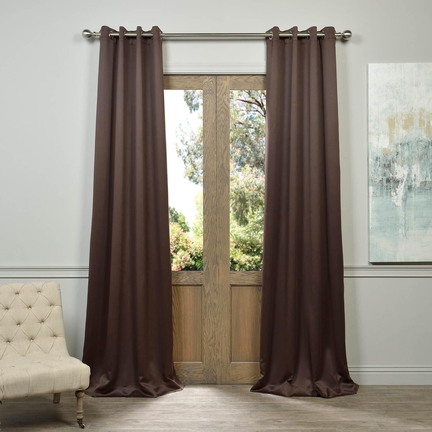 Java Grommet Room Darkening Curtain