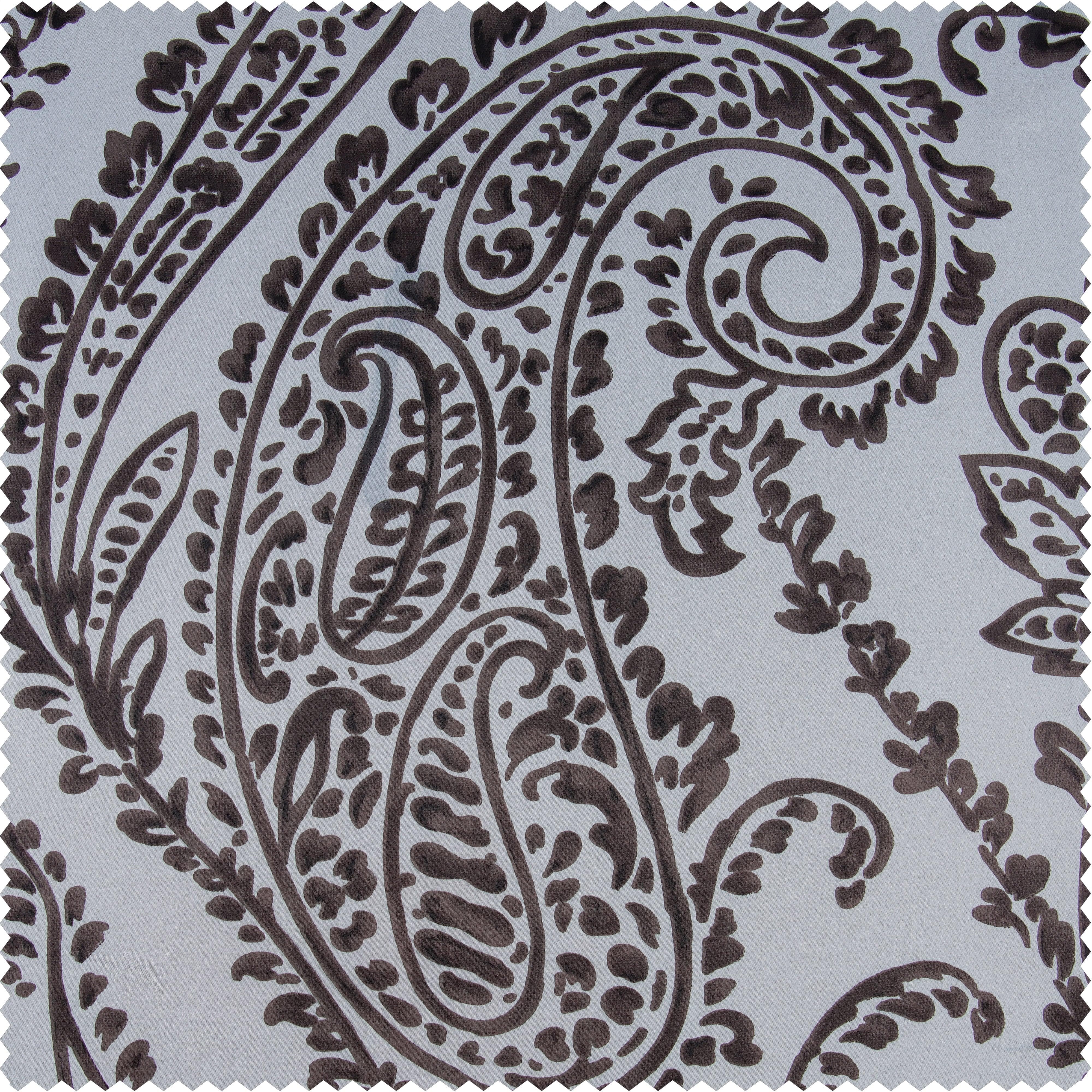 Tea Time Copper Brown Printed Polyester Swatch