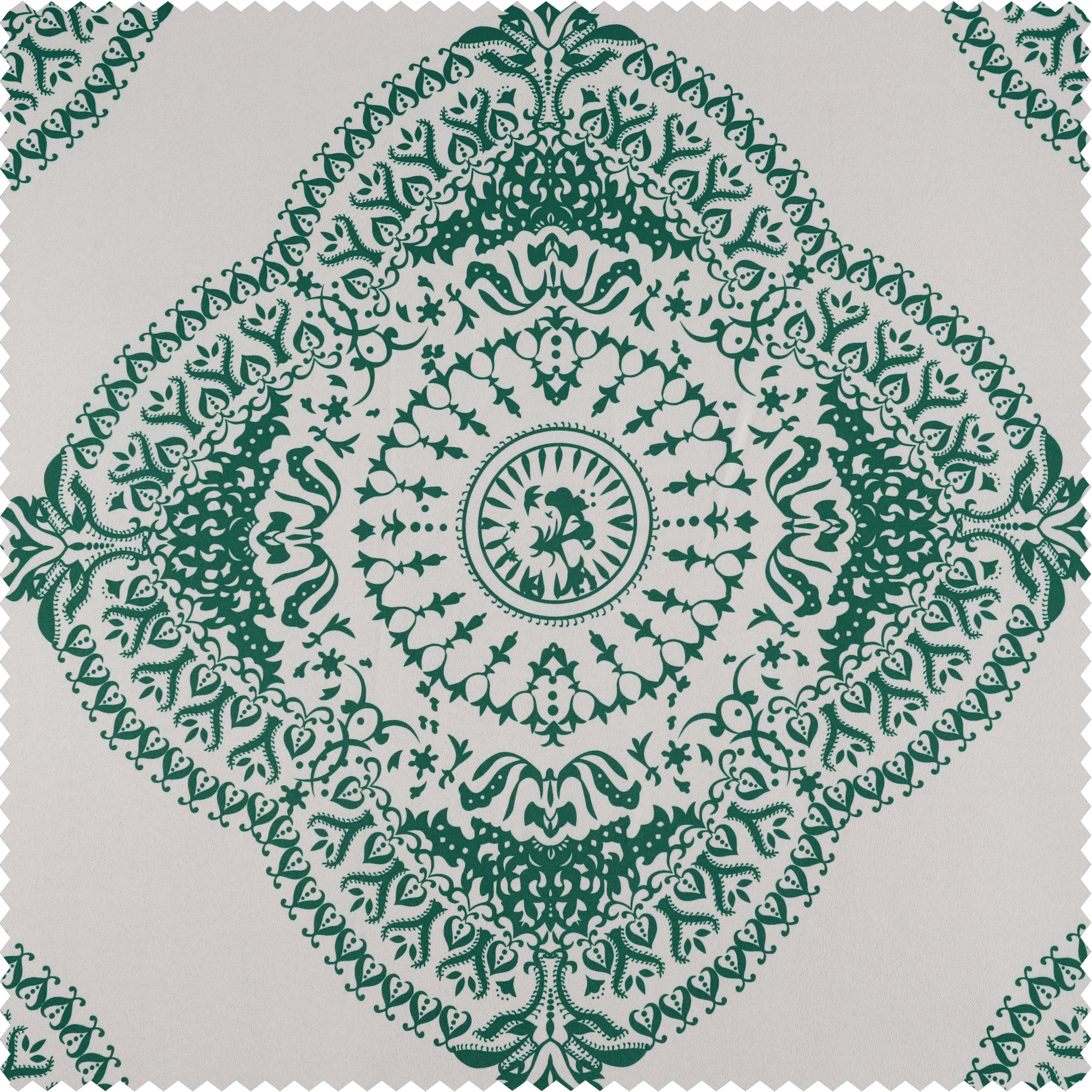 Henna Clover Printed Polyester Swatch