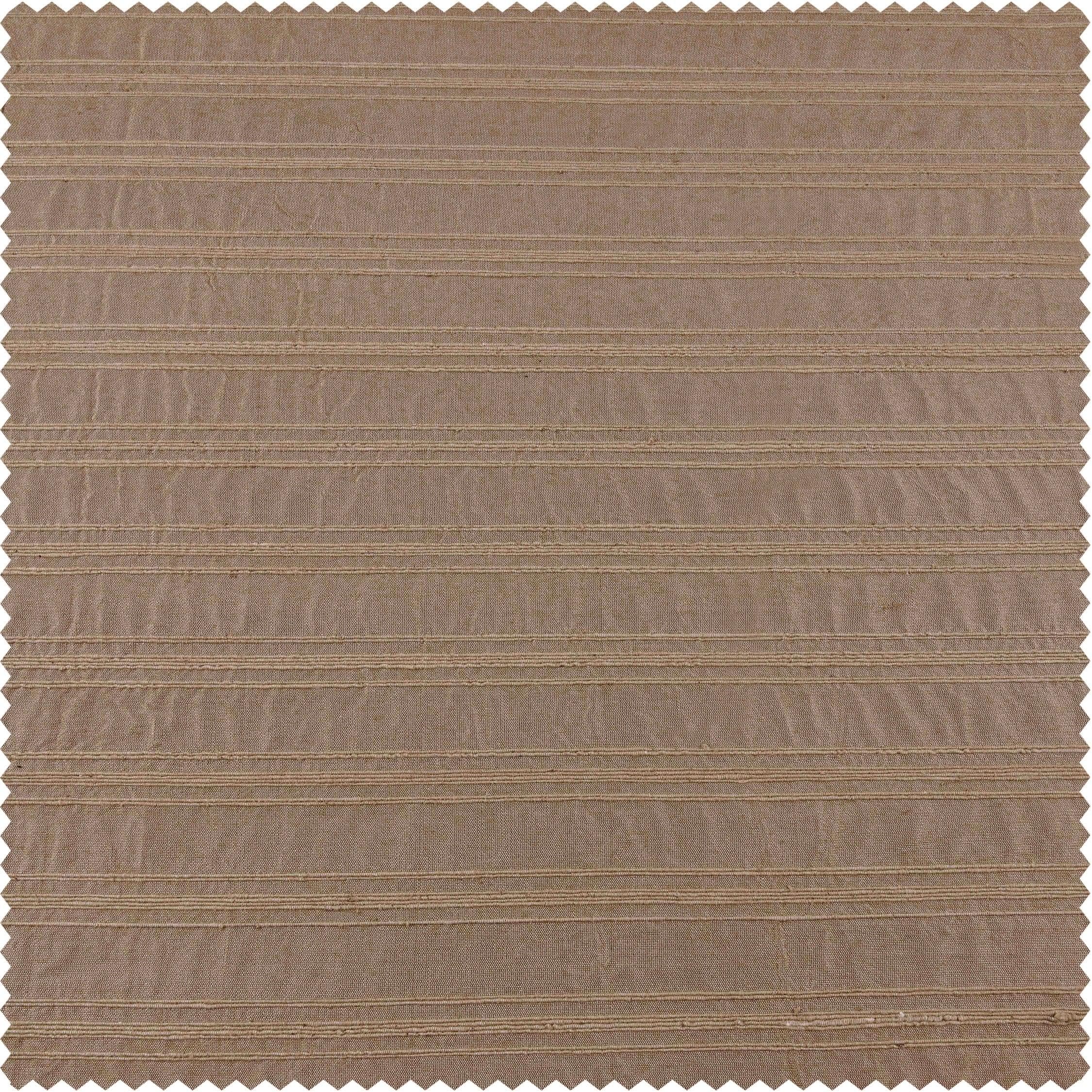 Chai Tea Taupe Striped Hand Weaved Cotton Swatch