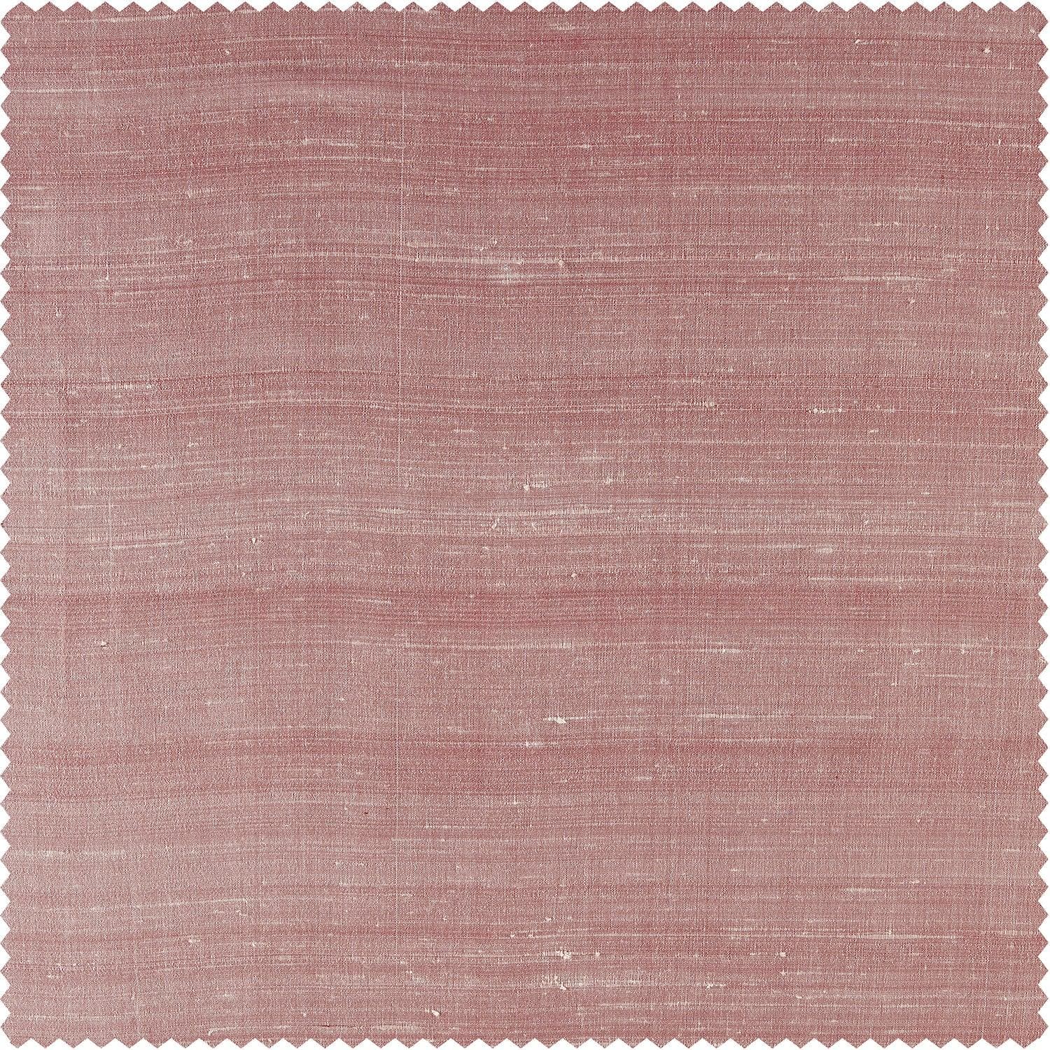 Desert Pink Textured Dupioni Silk Swatch