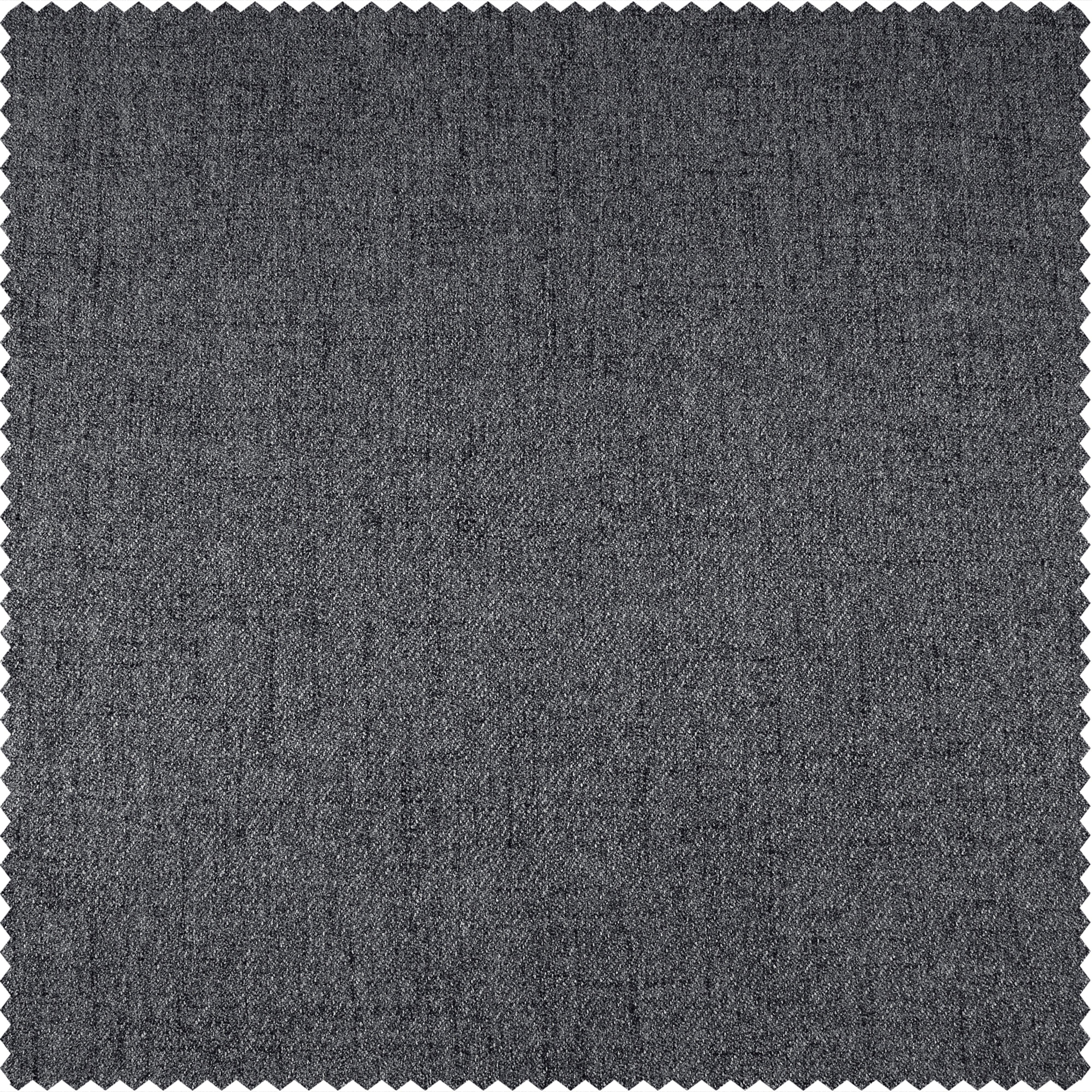 Modern Grey Heathered Woolen Weave Swatch