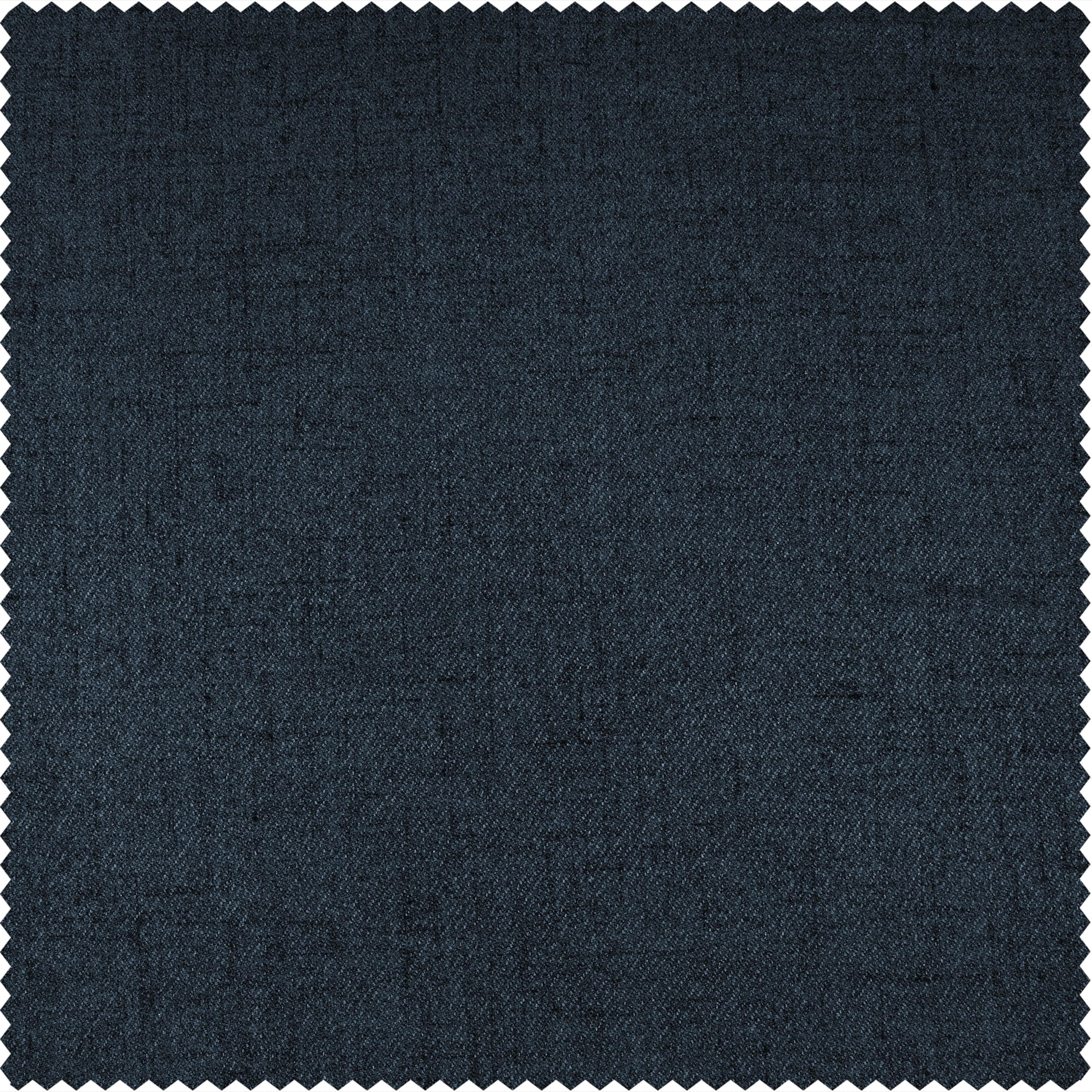 Dark Denim Blue Heathered Woolen Weave Swatch