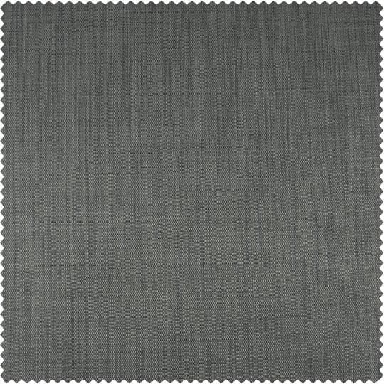 Pebble Grey Textured Italian Faux Linen Swatch