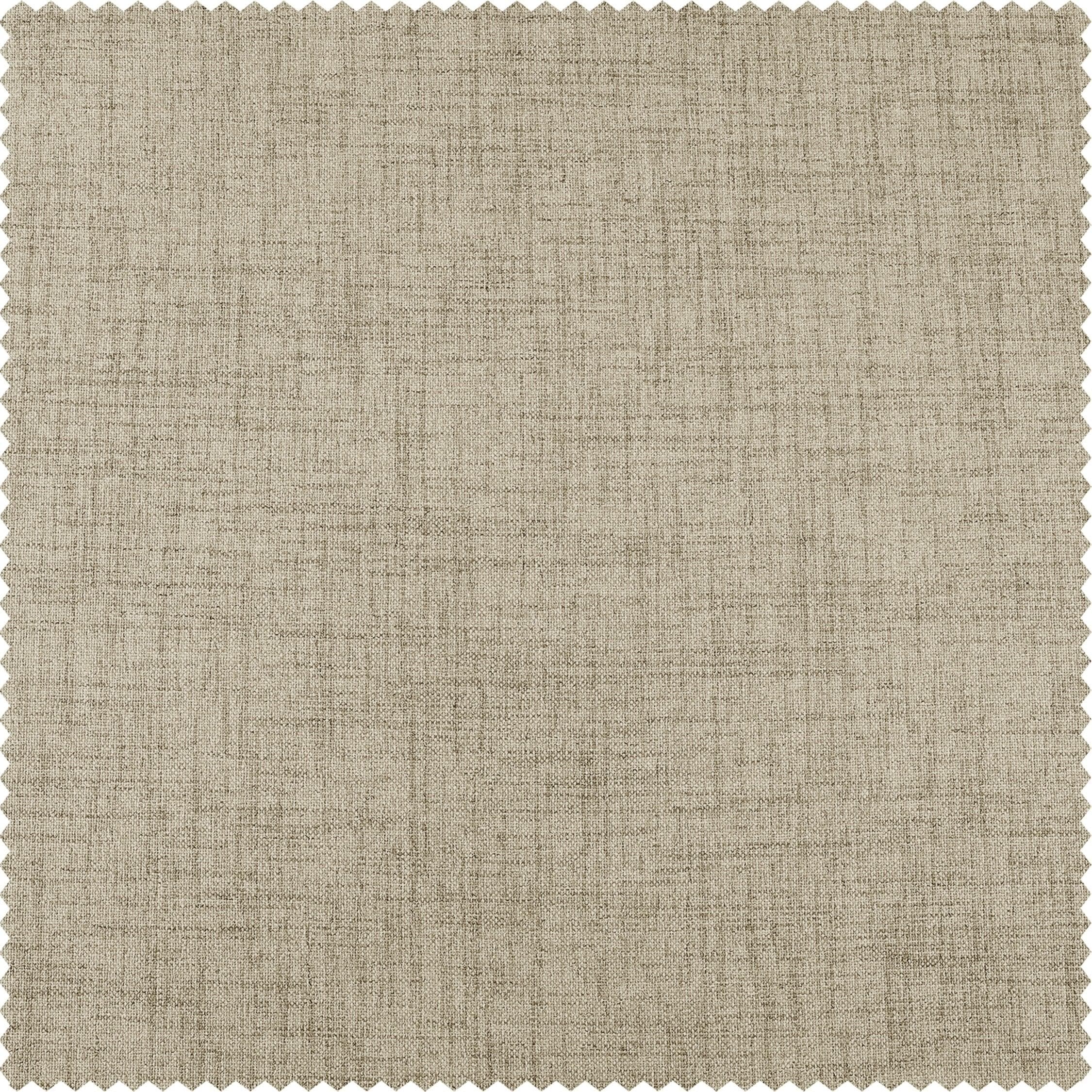 Toasted Tan Thermal Cross Linen Weave Swatch