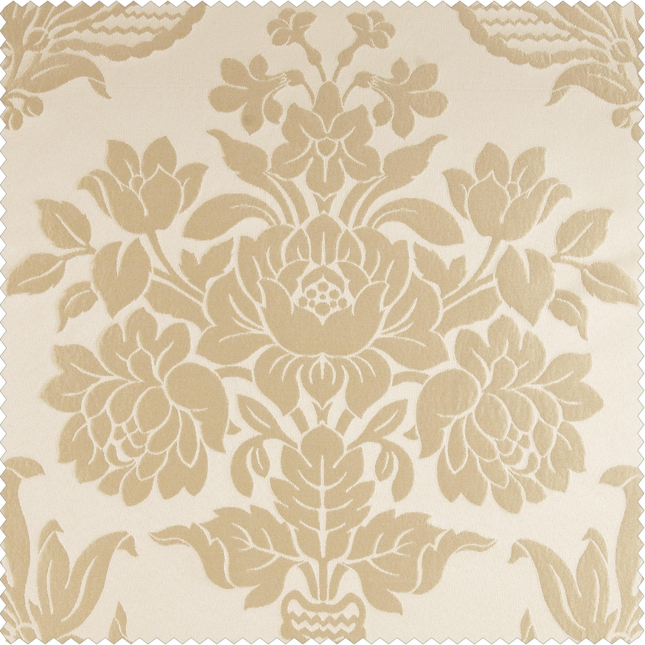 Magdelena Champagne Beige Faux Silk Jacquard Swatch