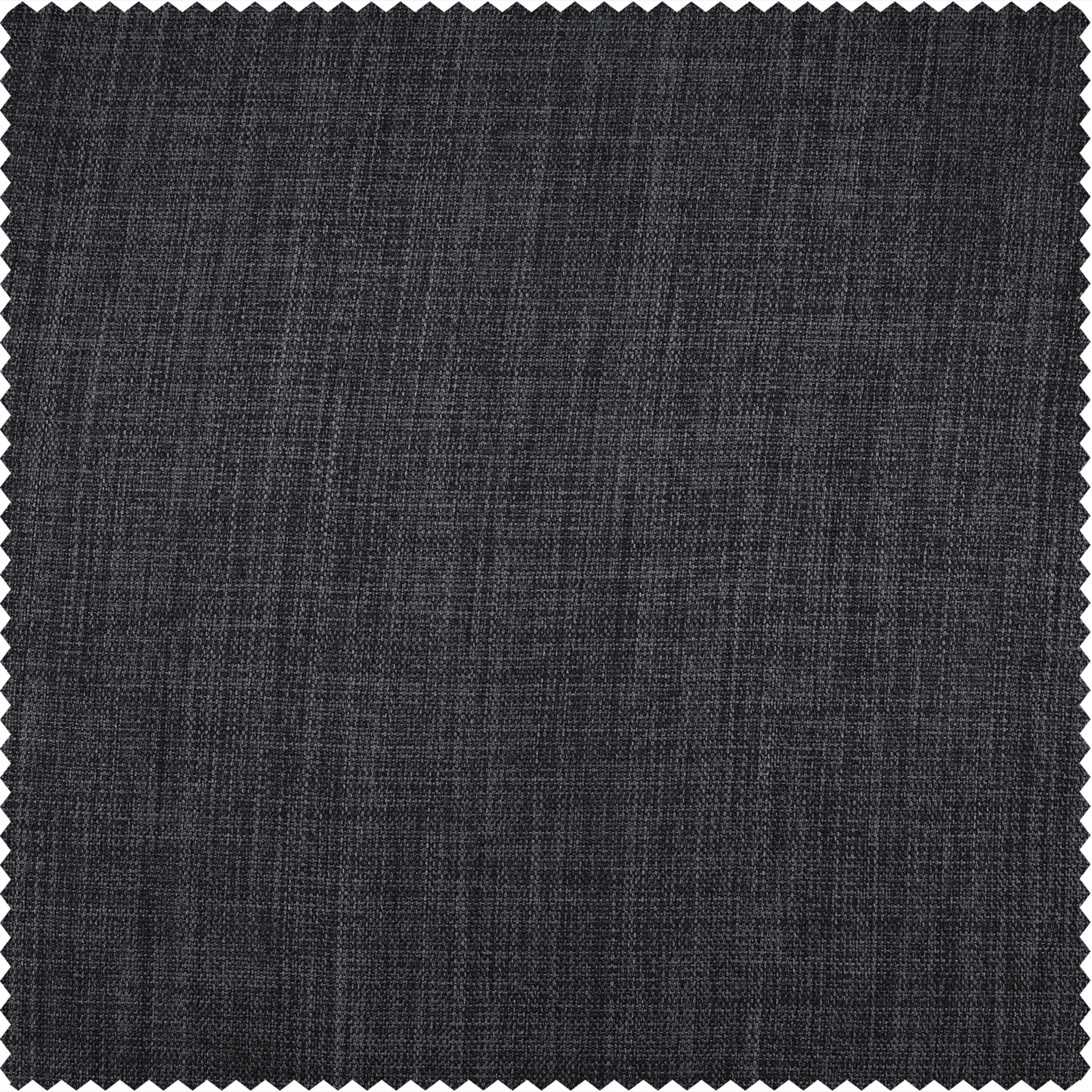 Hudson Grey Monochromatic Faux Linen Swatch