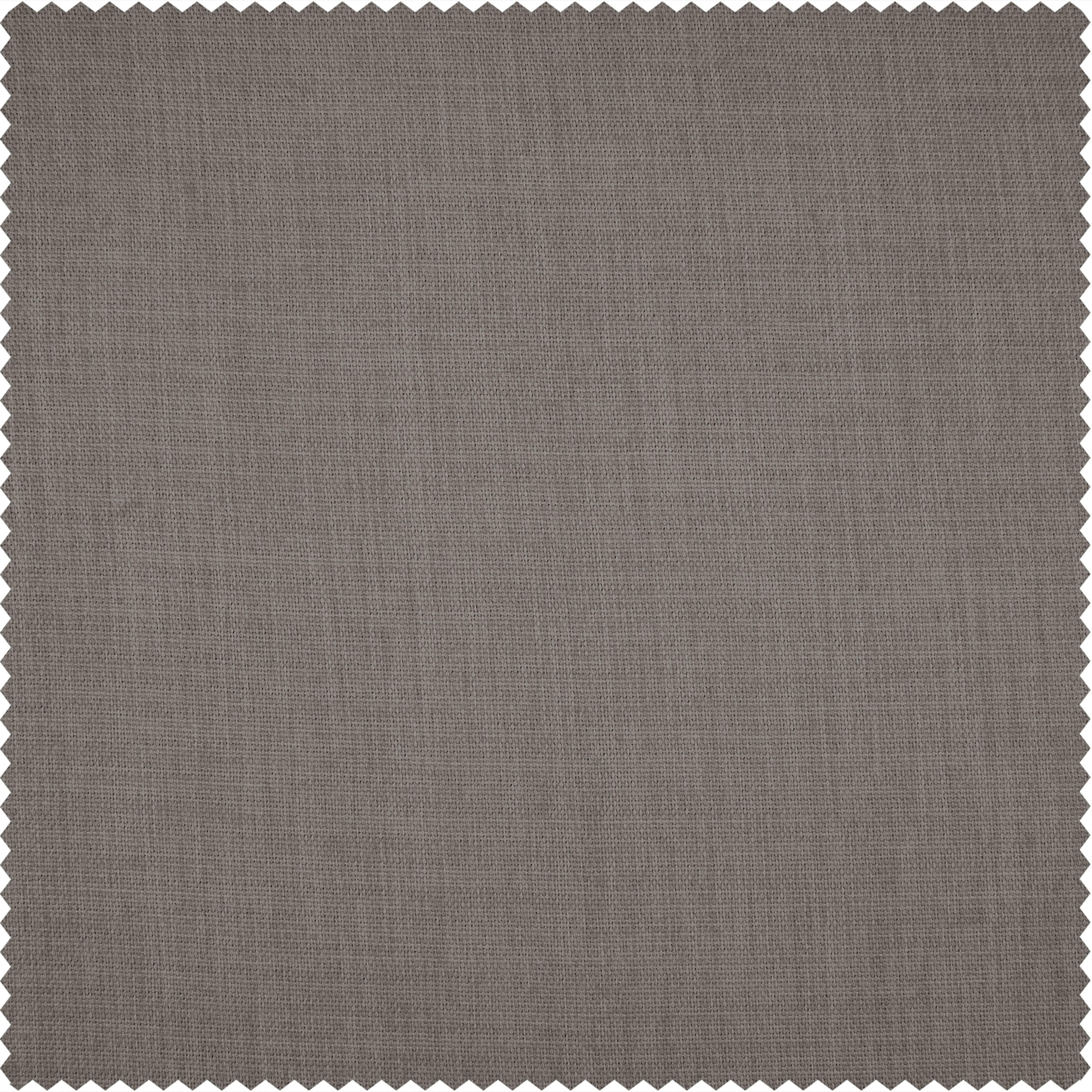 Warm Stone Grey Monochromatic Faux Linen Swatch