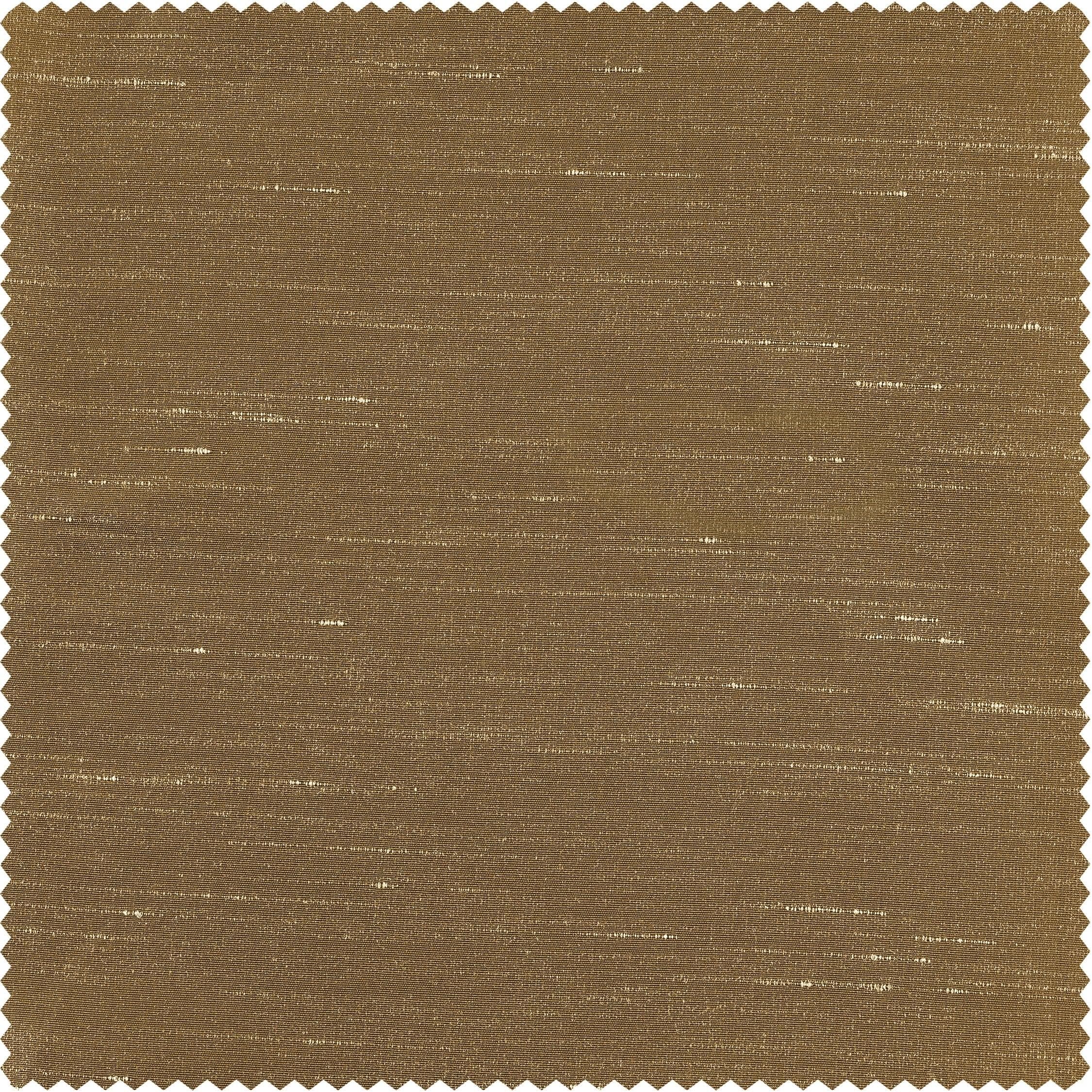 Charming Gold Vintage Dupioni Faux Silk Swatch