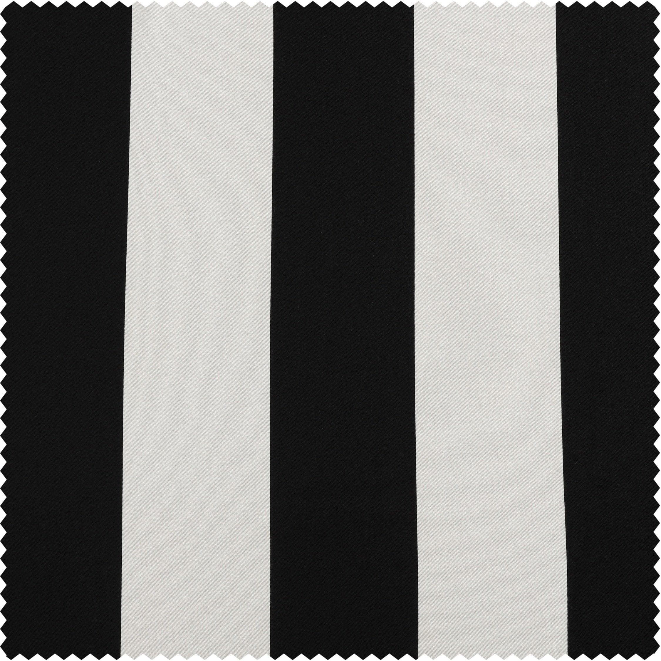 Cabana Black Printed Cotton Swatch