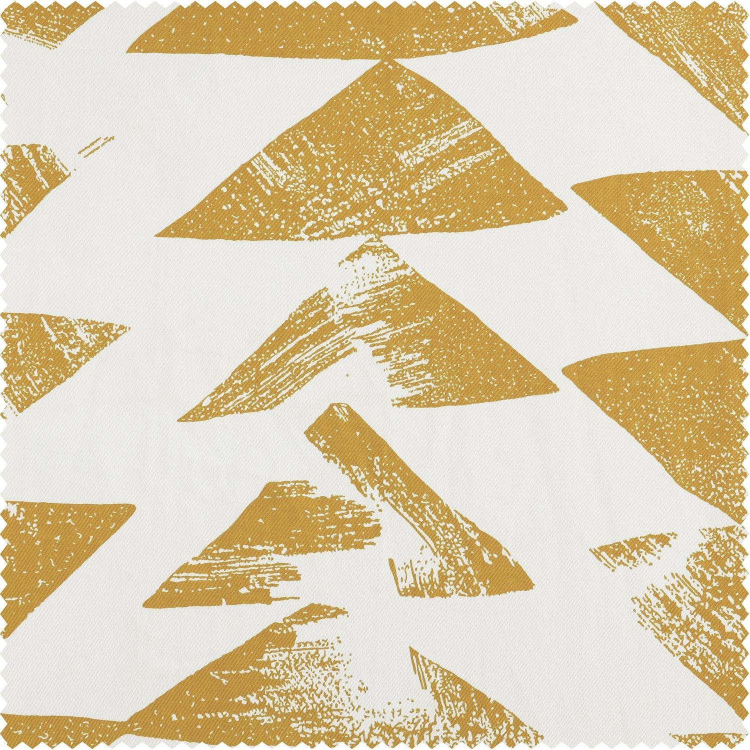 Triad Gold Printed Cotton Swatch