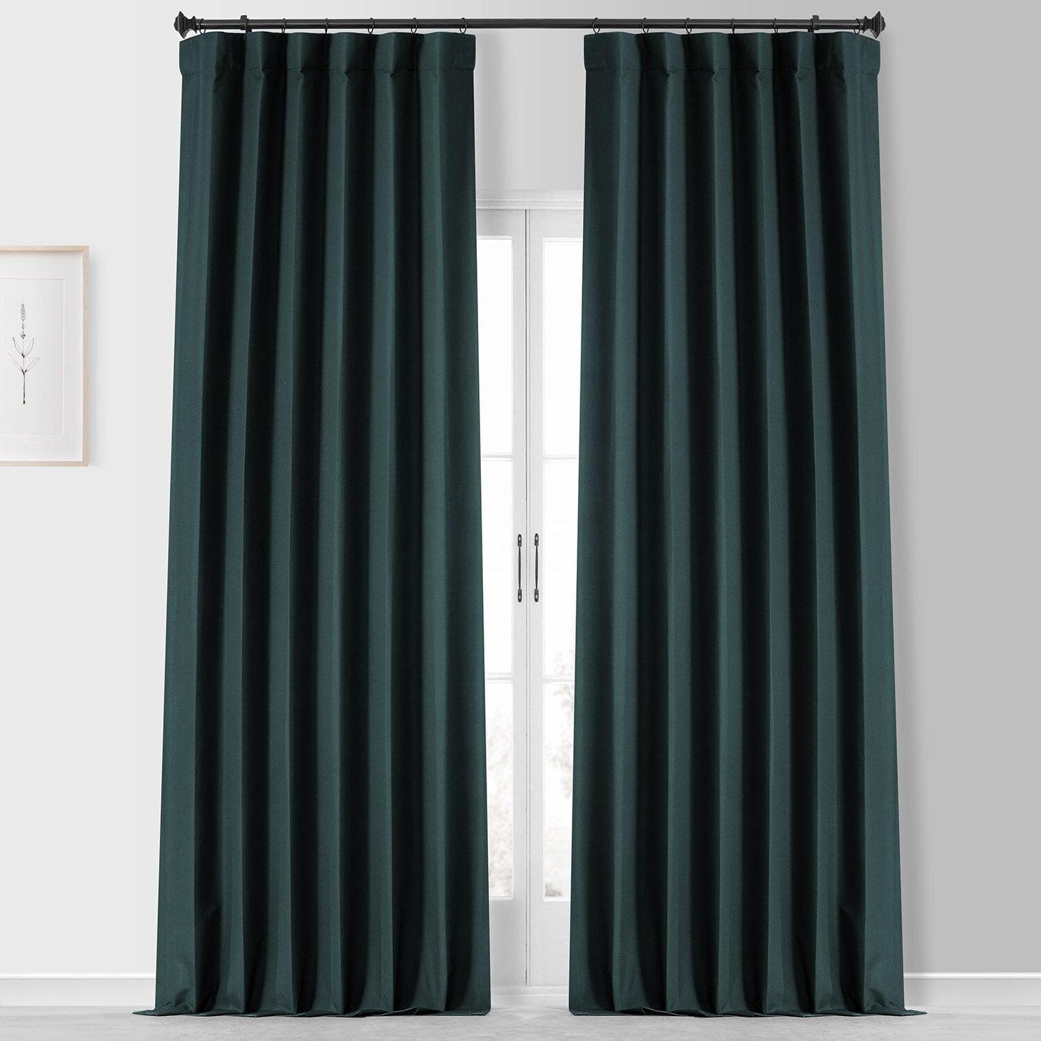 Night Ranger Green Placid Thermal Hotel Blackout Curtain Pair (2 Panels)