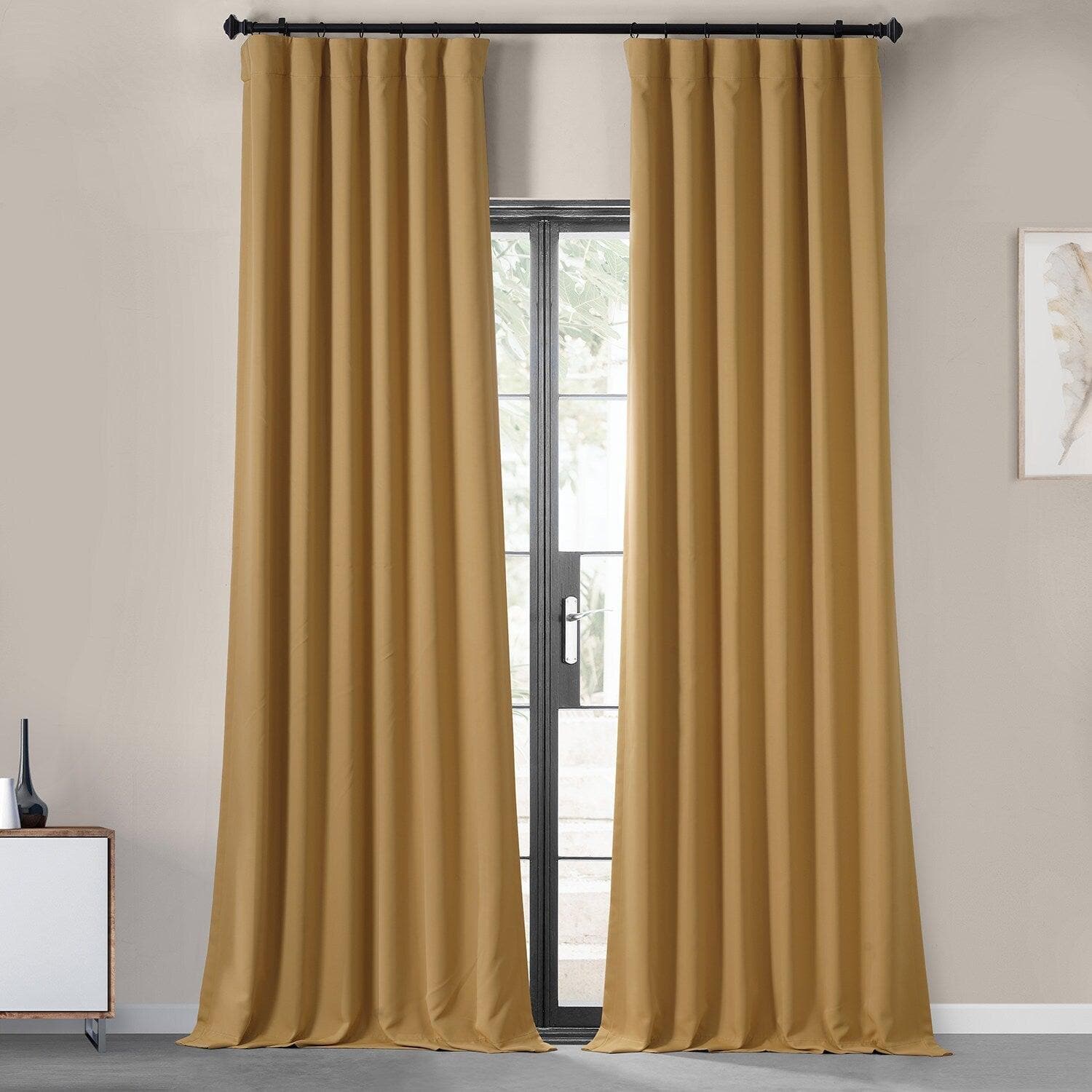 Chesapeake Gold Performance Woven Hotel Blackout Curtain Pair (2 Panels)