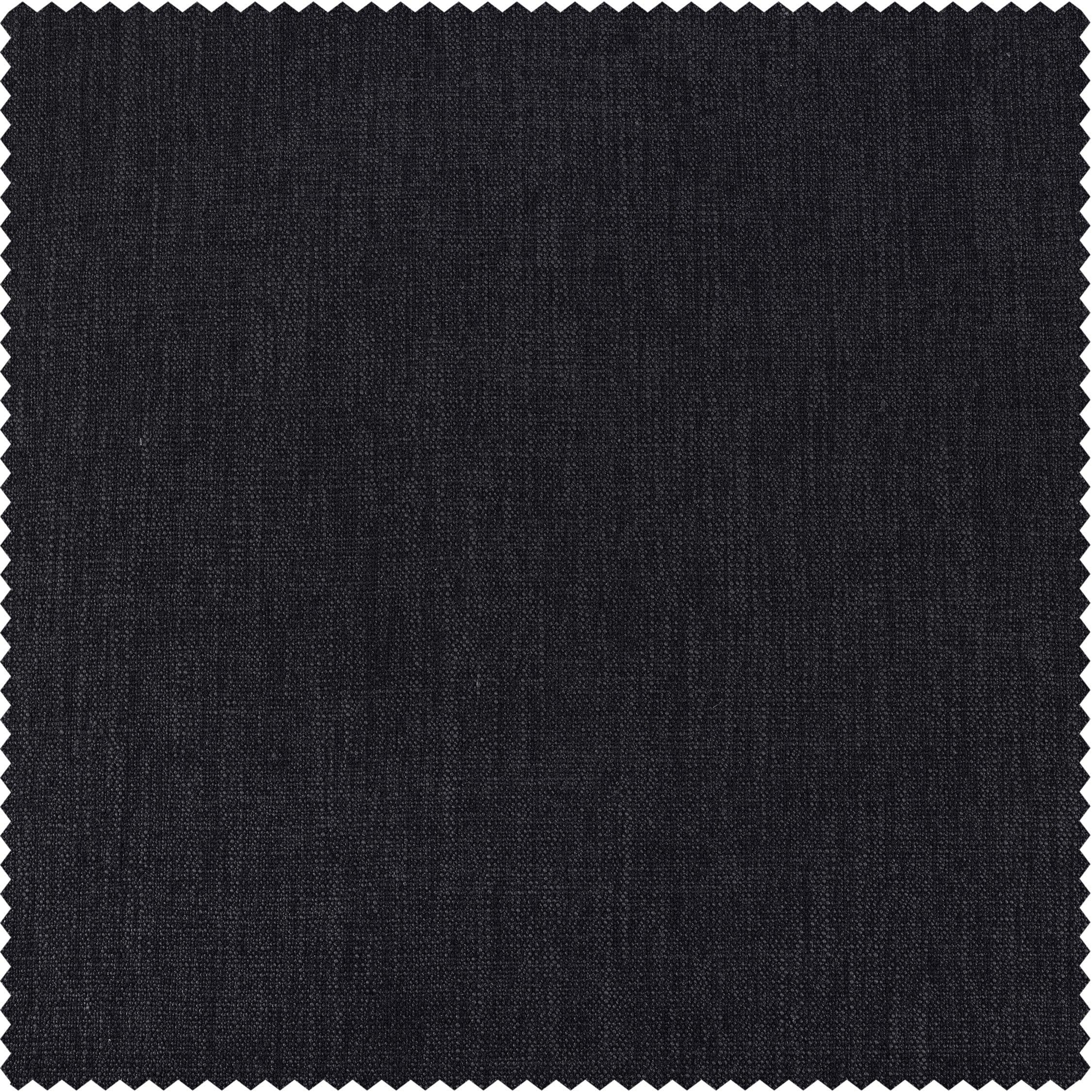 Nightshade Grey Pebble Weave Faux Linen Swatch