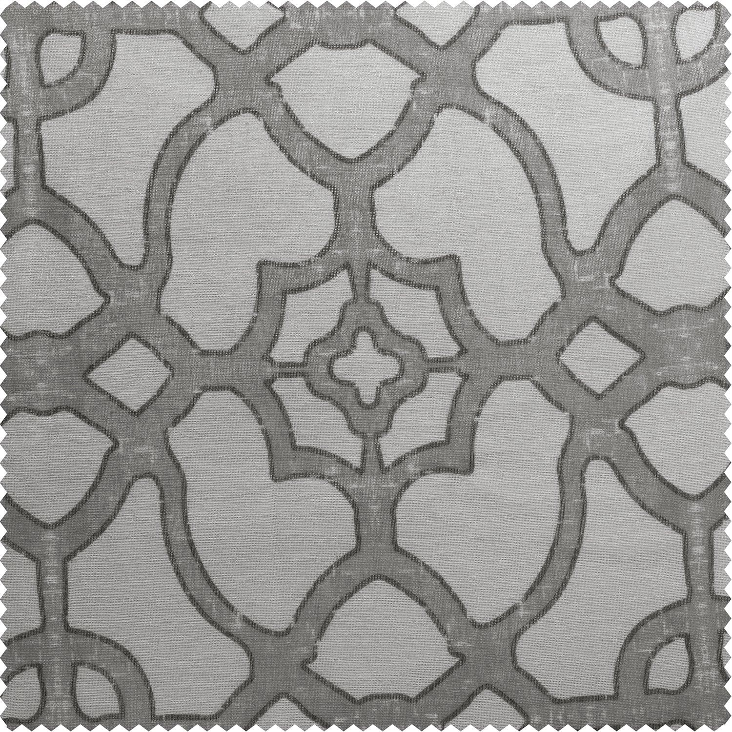 SeaGlass Grey Printed Polyester Swatch
